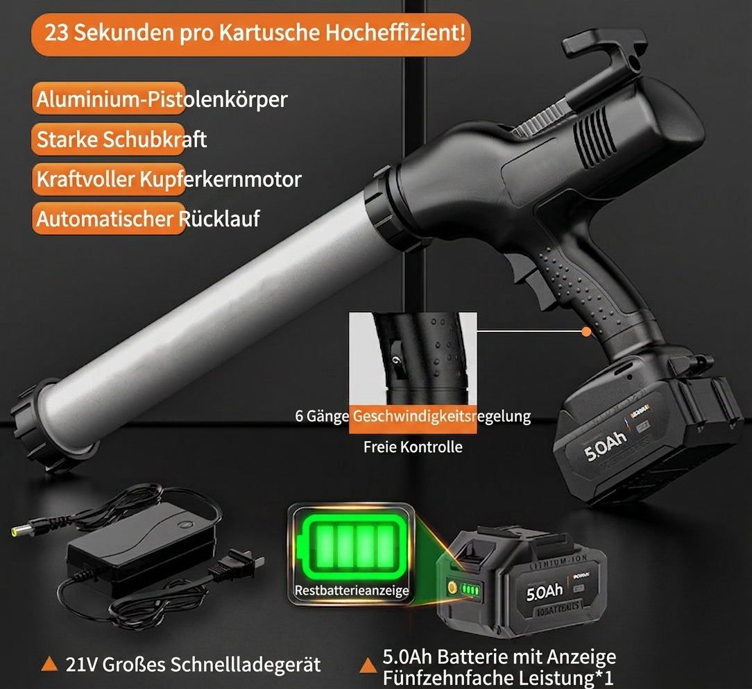 Akku-Kartuschenpresse für Silikon & Klebstoff – Elektrische Kartuschenpistole