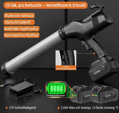 Akku-Kartuschenpresse für Silikon & Klebstoff – Elektrische Kartuschenpistole